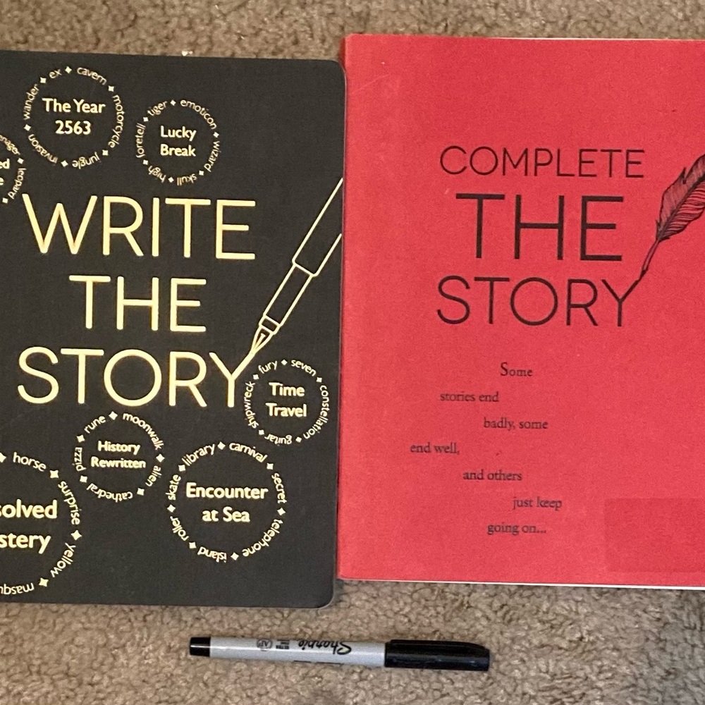 Two Creative Writing Story Prompt Books
